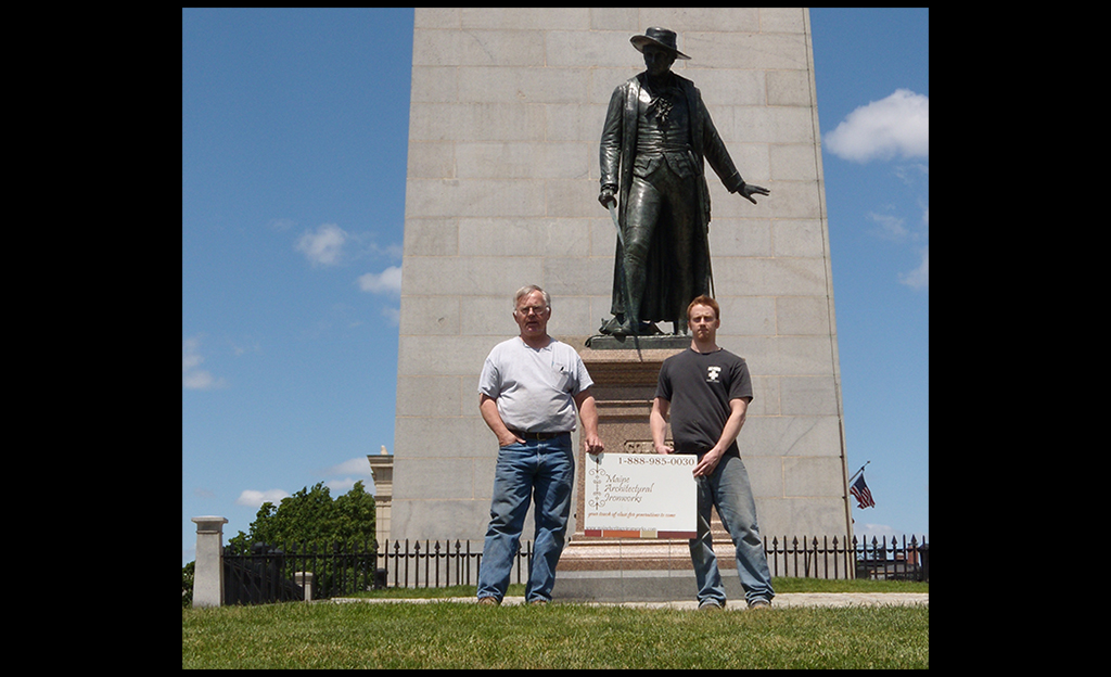 Bunker Hill Monument Iron Restoration