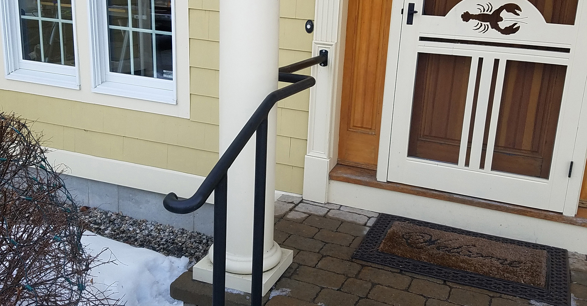 Iron handrail