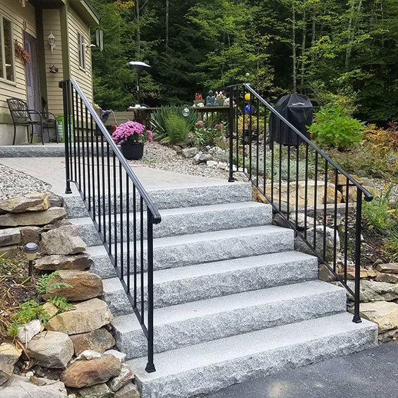Double Iron Handrails